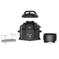 6.5 quart Black Gray Pressure Cooker & Air Fryer N10829