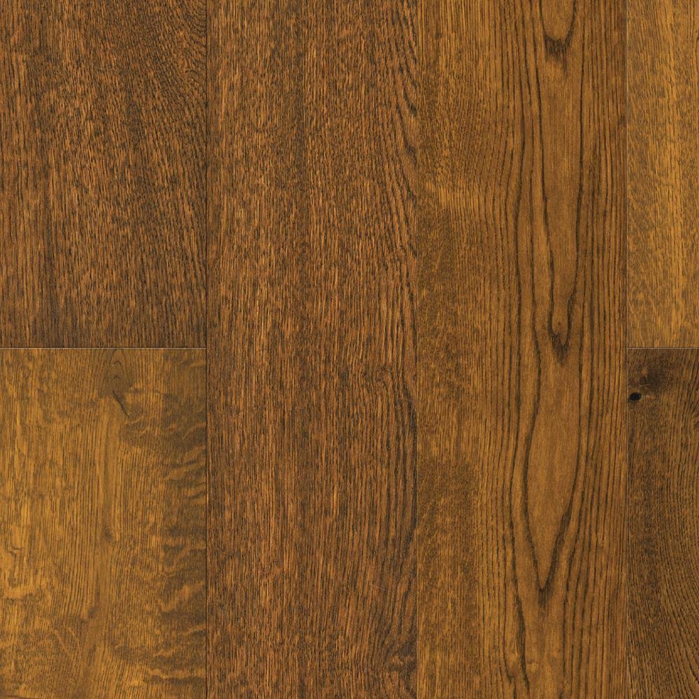Oak 7 mm T x 6.5 in. W Varying Length Engineered Click Waterproof Hardwood Flooring T627