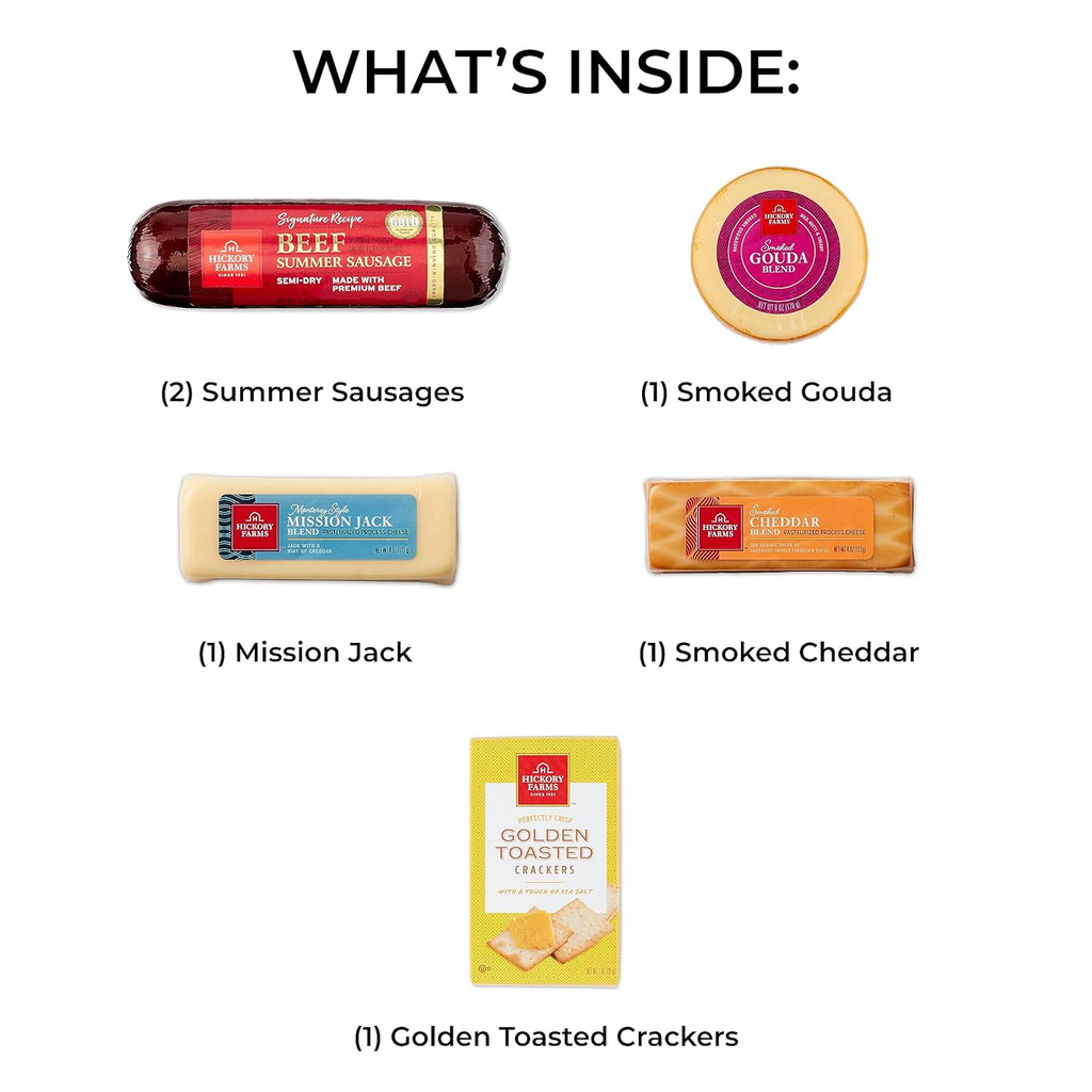 Beef Summer Sausage & Cheese Gift Box K78100
