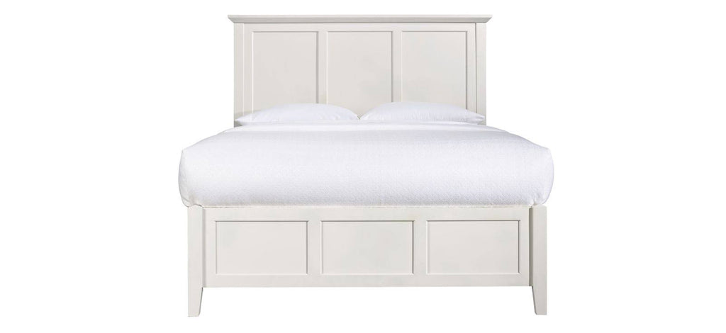 White Queen Panel Bed F77844