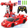2.4Ghz 1:18 Scale Transforming Police Car Toy with Flashing Light I935