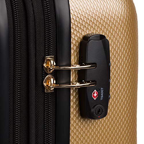 Gunmetal Expandable Hardside Luggage with Spinner Wheels and TSA Lock, Carry-On 19-Inch M67149