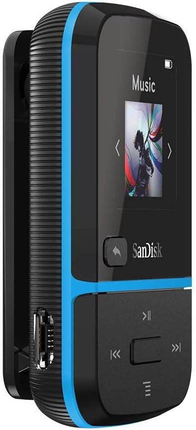 16GB Blue MP3 Player with FM Radio E2102