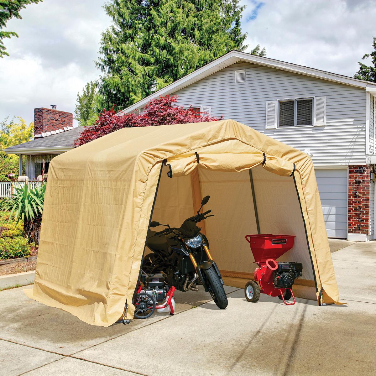 10 ft. x 10 ft. Portable Shed J51034