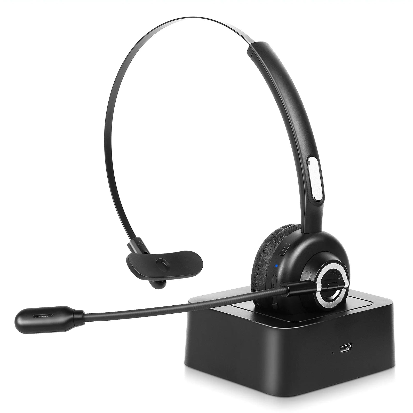 Wireless Bluetooth Headset with Microphone and Charging Base W41381