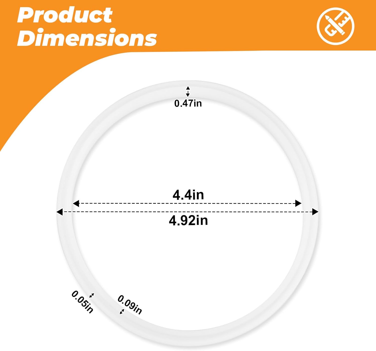 Spare Plunger Gasket for 3-5-7L Sausage Stuffer Y29192