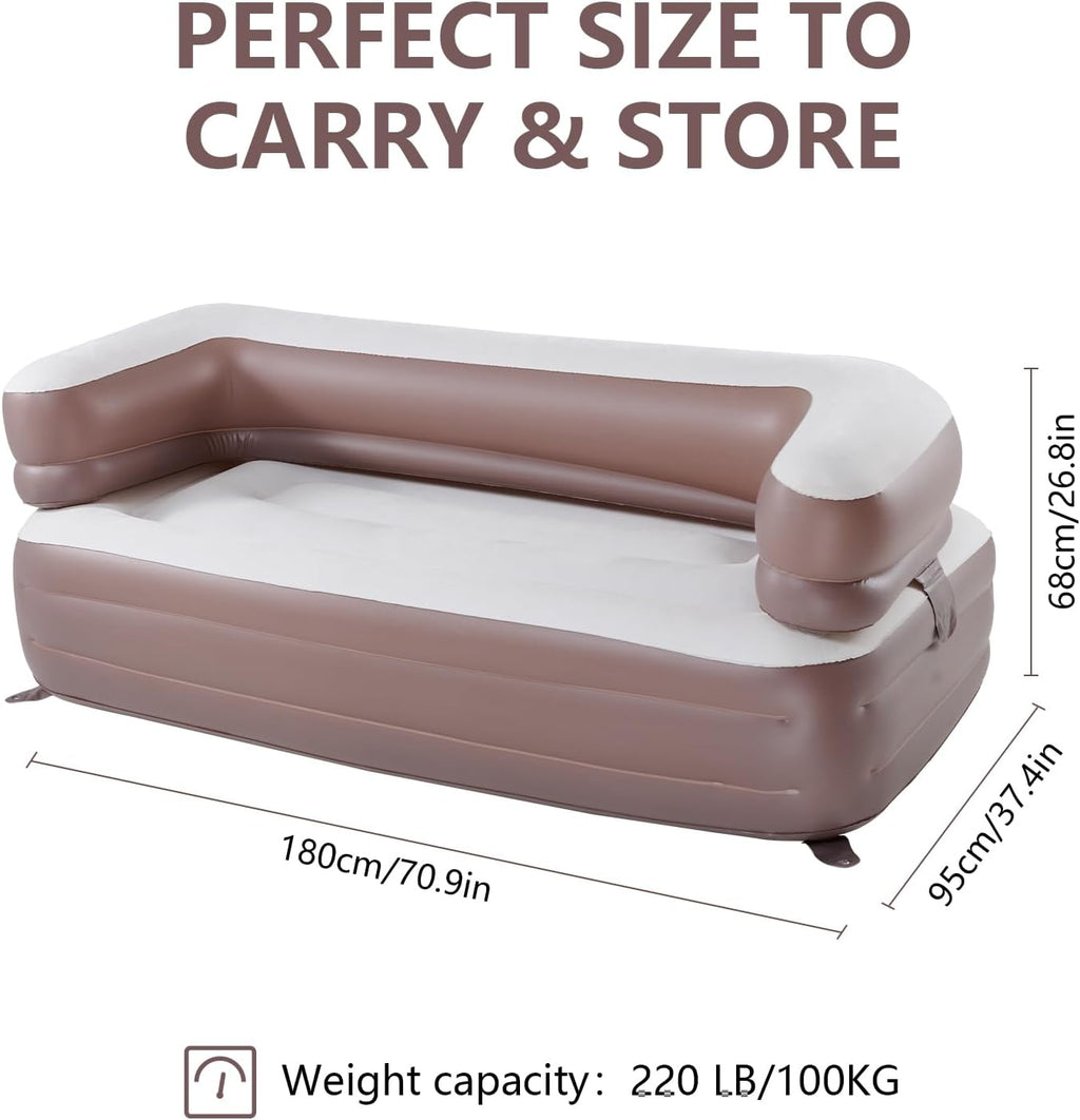White Inflatable Sofa C93592