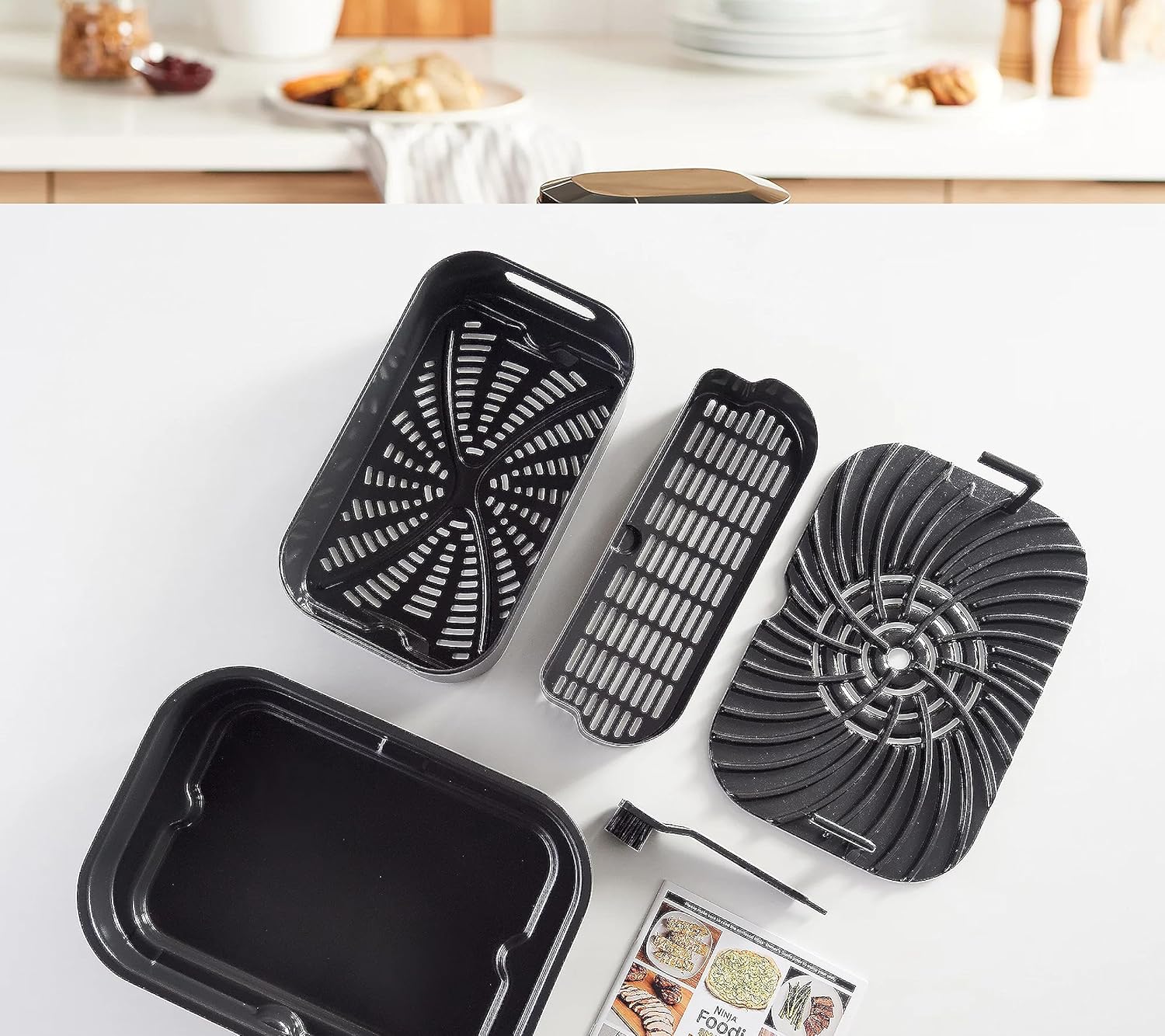 Black Indoor Grill with Air Fry H510900