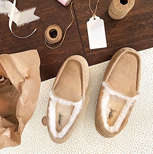 Genuine Shearling Indoor/Outdoor Moccasin Slipper W527