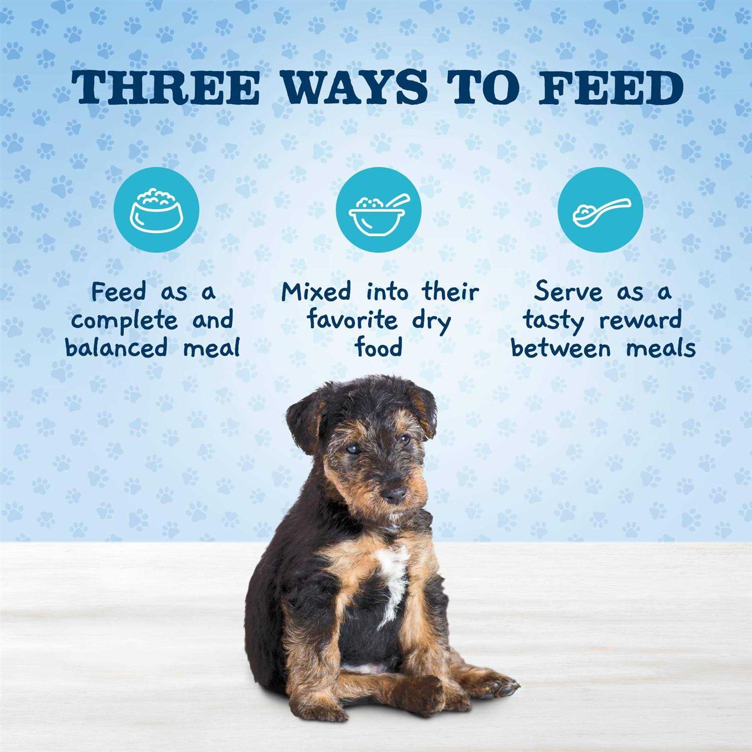 Blue Buffalo Baby Blue Natural Chicken Lamb & Vegetable Recipe Variety Pack Puppy Wet Food F7002