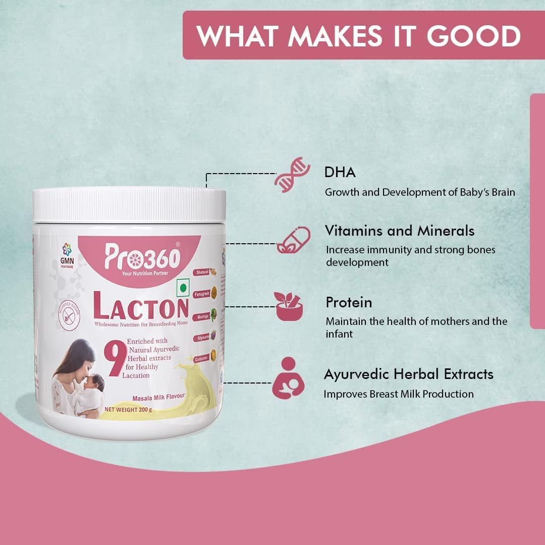 Lactation Support Booster Powder, Masala Milk Flavor, 400g I915