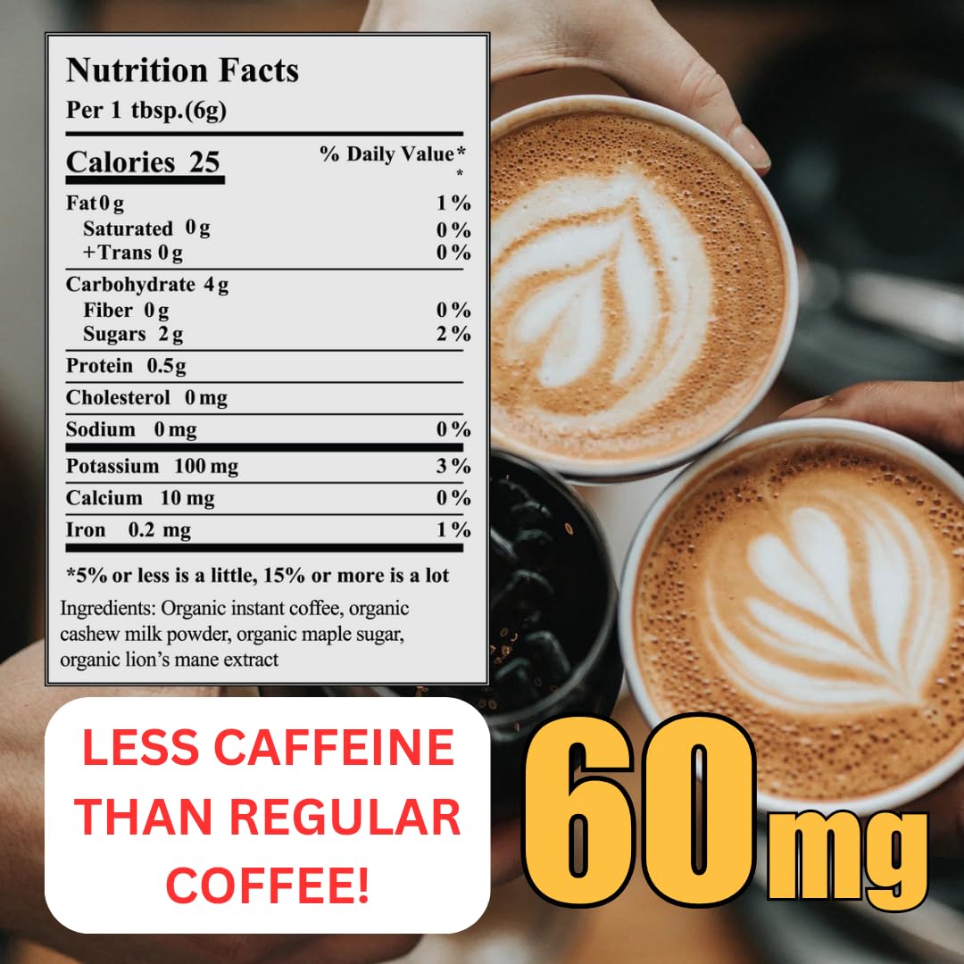 Organic Lion's Mane Instant Coffee with Mushroom Extract C4369
