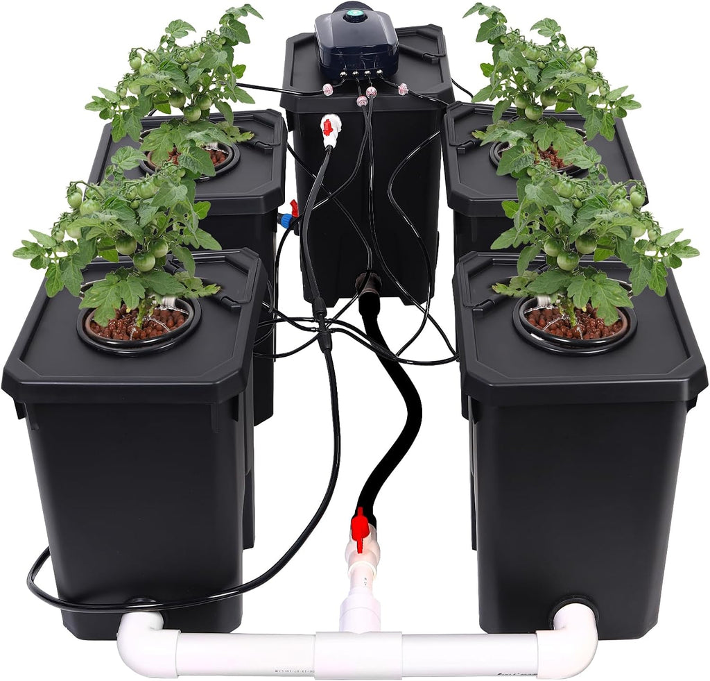7-Gallon Recirculating Deep Water Culture Hydroponic System Kit K312
