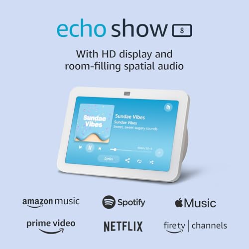 Charcoal Echo Show 8 with Spatial Audio D850341