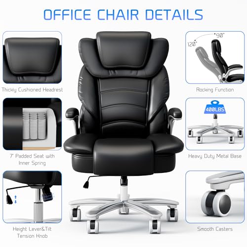 Brown Leather High Back Executive Office Chair C63624