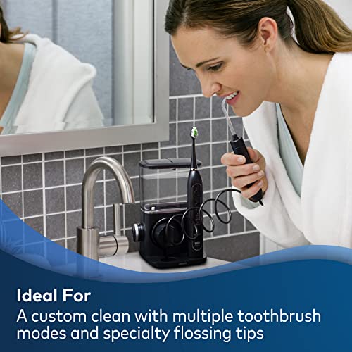 Black Electric Toothbrush with Water Flosser M415869