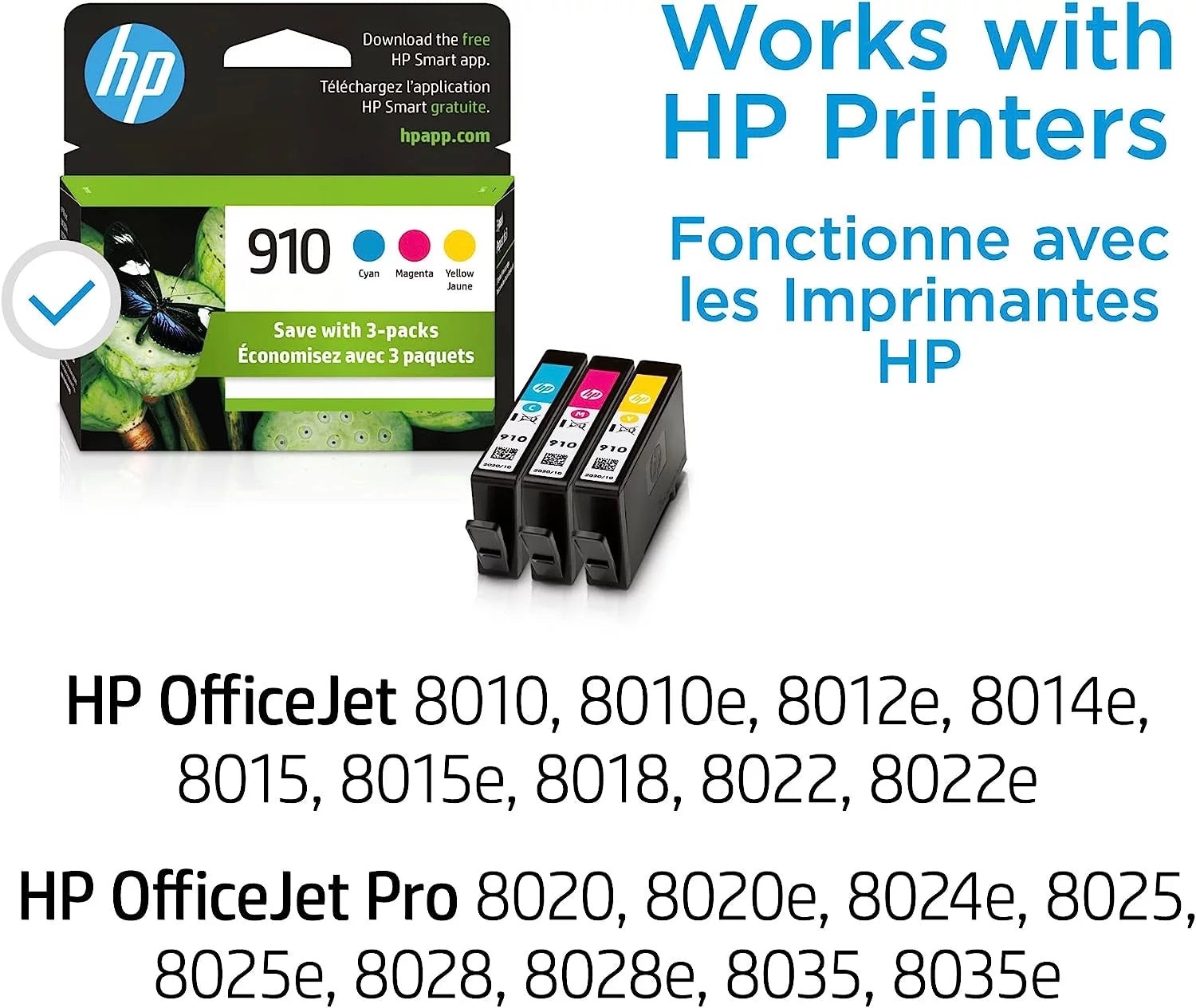 Cyan, Magenta, Yellow Ink Cartridges (3-pack) T360
