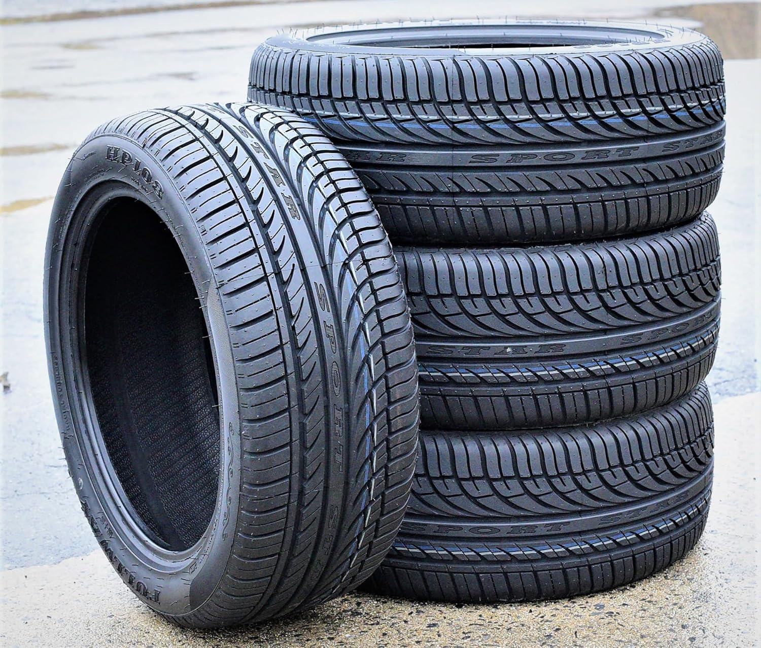 Set of 4 All-Season Passenger Car Performance Radial Tires 185/70R14 88H I989550