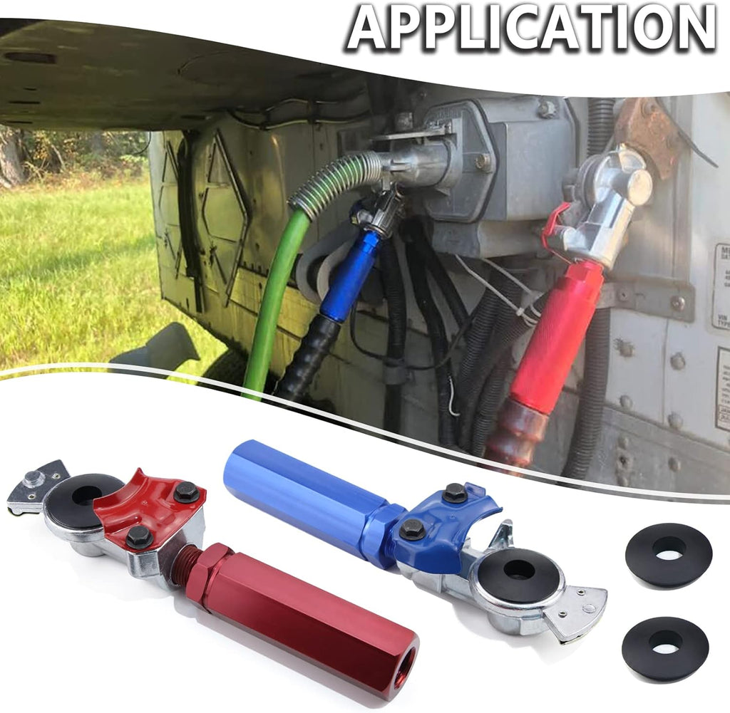 37 Degree Angle Glad Hand Kit with 4pcs Rubber Seals Pack of 2 A83252