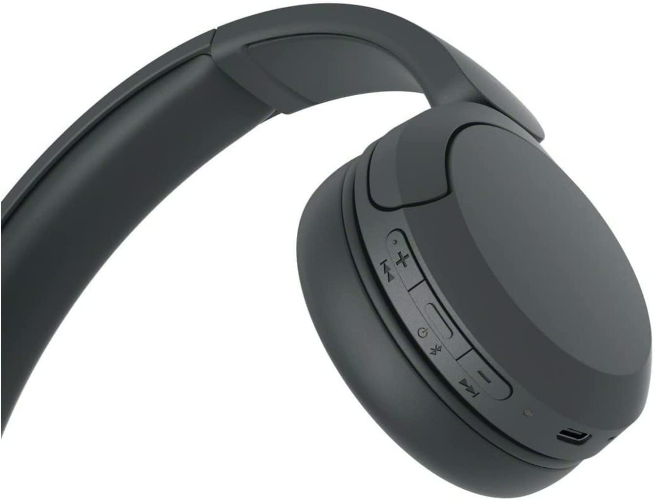 Wireless Bluetooth On-Ear Headphones with Microphone (Black) Bundle In-Ear Earbud Headphones (Black) (2 Items) W3159