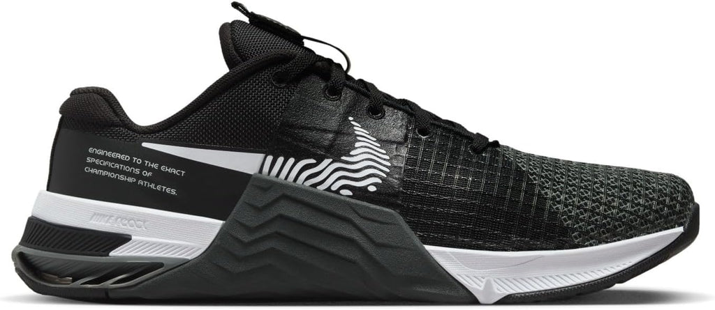 Black Dark Smoke Grey White Men Training Shoe M637