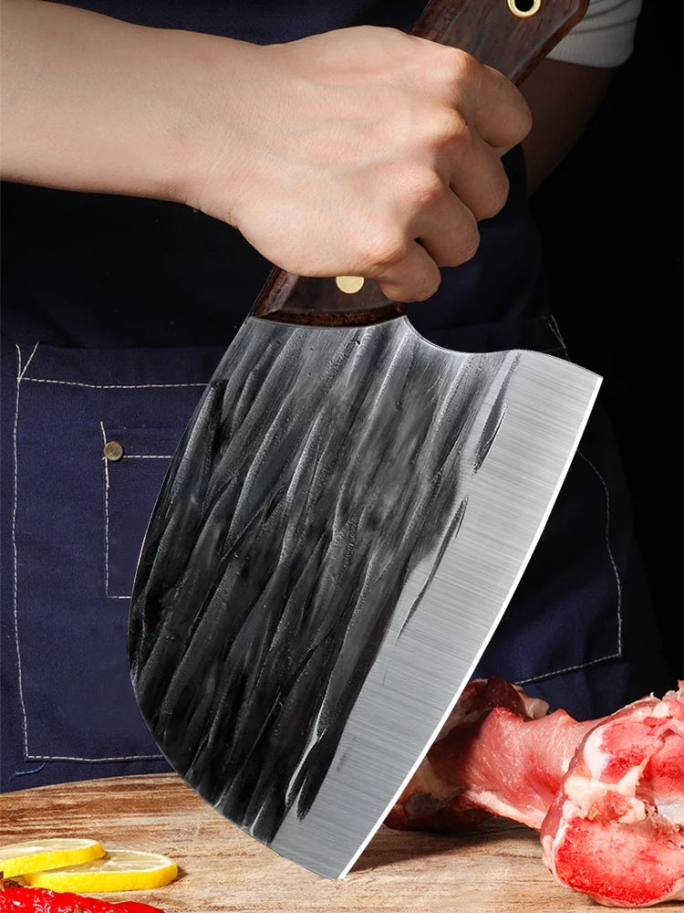 6" High Carbon Steel Full Tang Meat Cleaver Knife I531