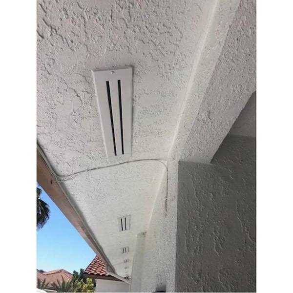 14-in Silver Galvanized Steel Soffit Vent Z135