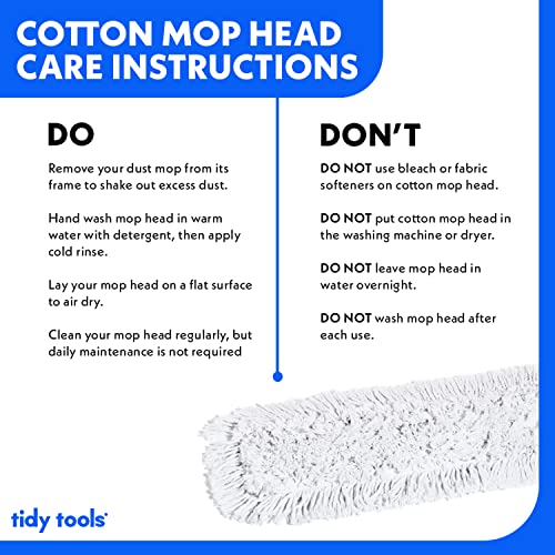 24 in. Cotton Reusable Dust Mop R83148