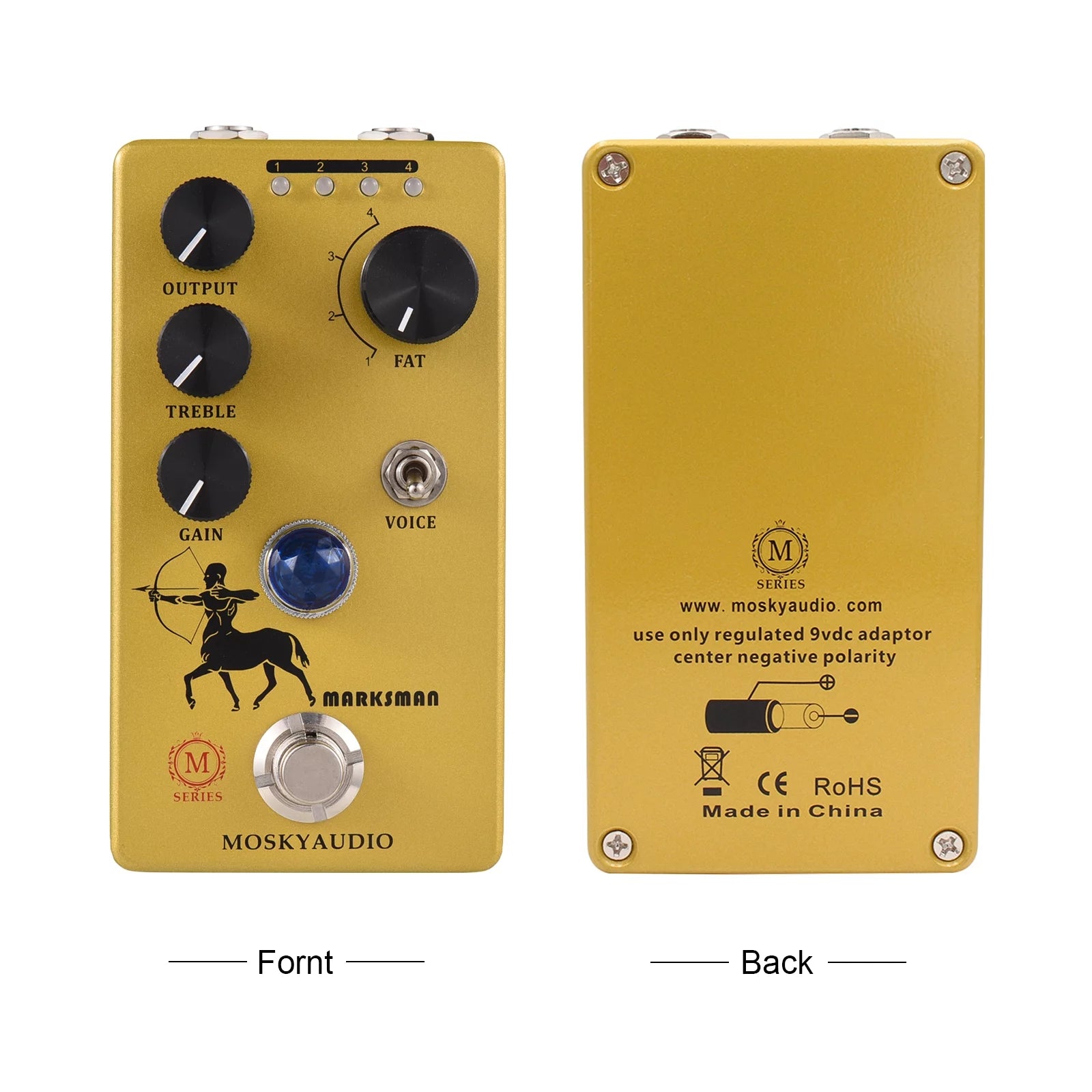 Guitar Pedal with 4 Clipping Modes T85925