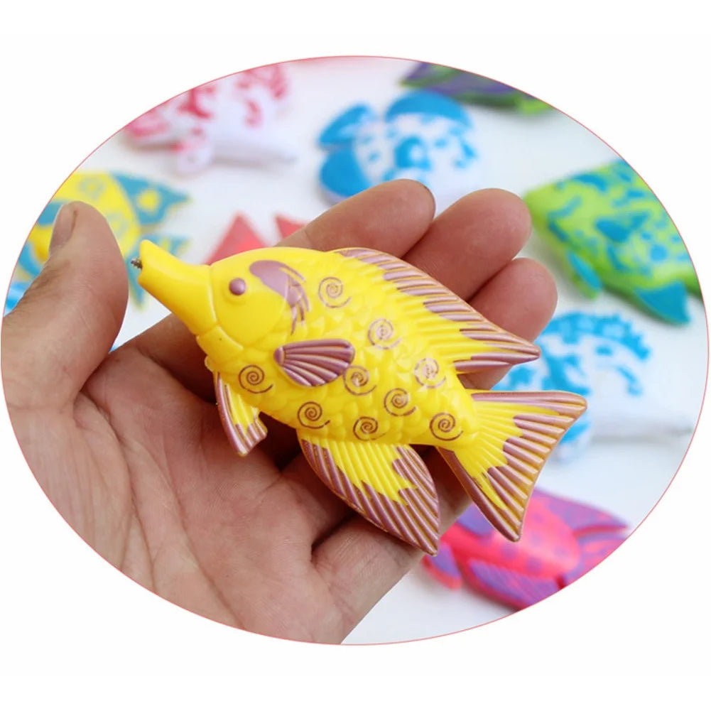 Magnetic Fishing Toy Set With 1 Fishing Rod and 6 Fishes W21930