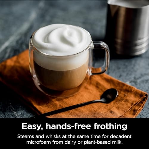 Stainless Steel Espresso Machine and Drip Coffee Maker with Integrated Coffee Grinder and Milk Frother F54576