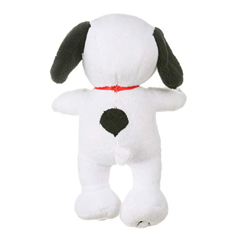 12 Inch White Fabric Plush Squeaker Dog Toy Q56295