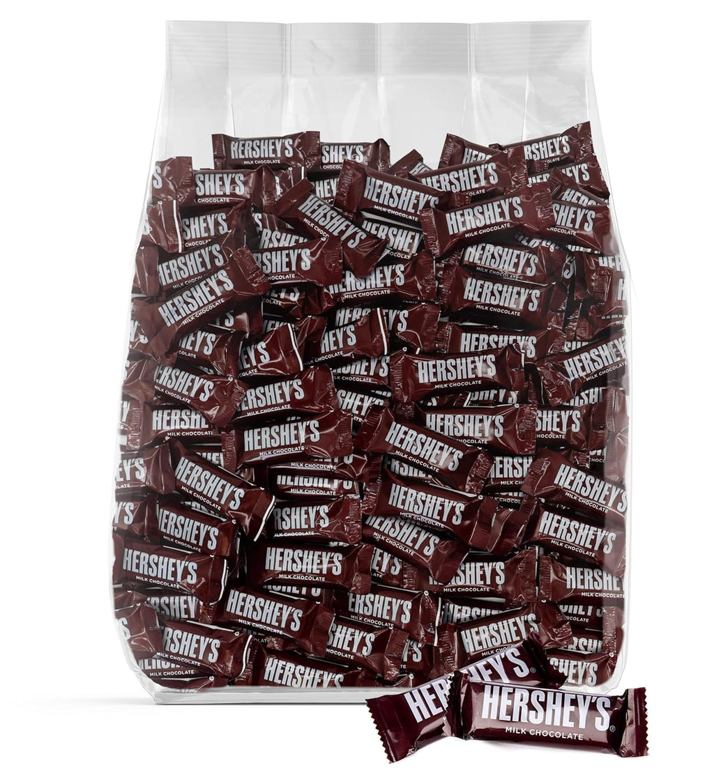 Milk Chocolate Bars Snack Size - 35 Count Mini Individually Wrapped Chocolate Candy Bars G9345