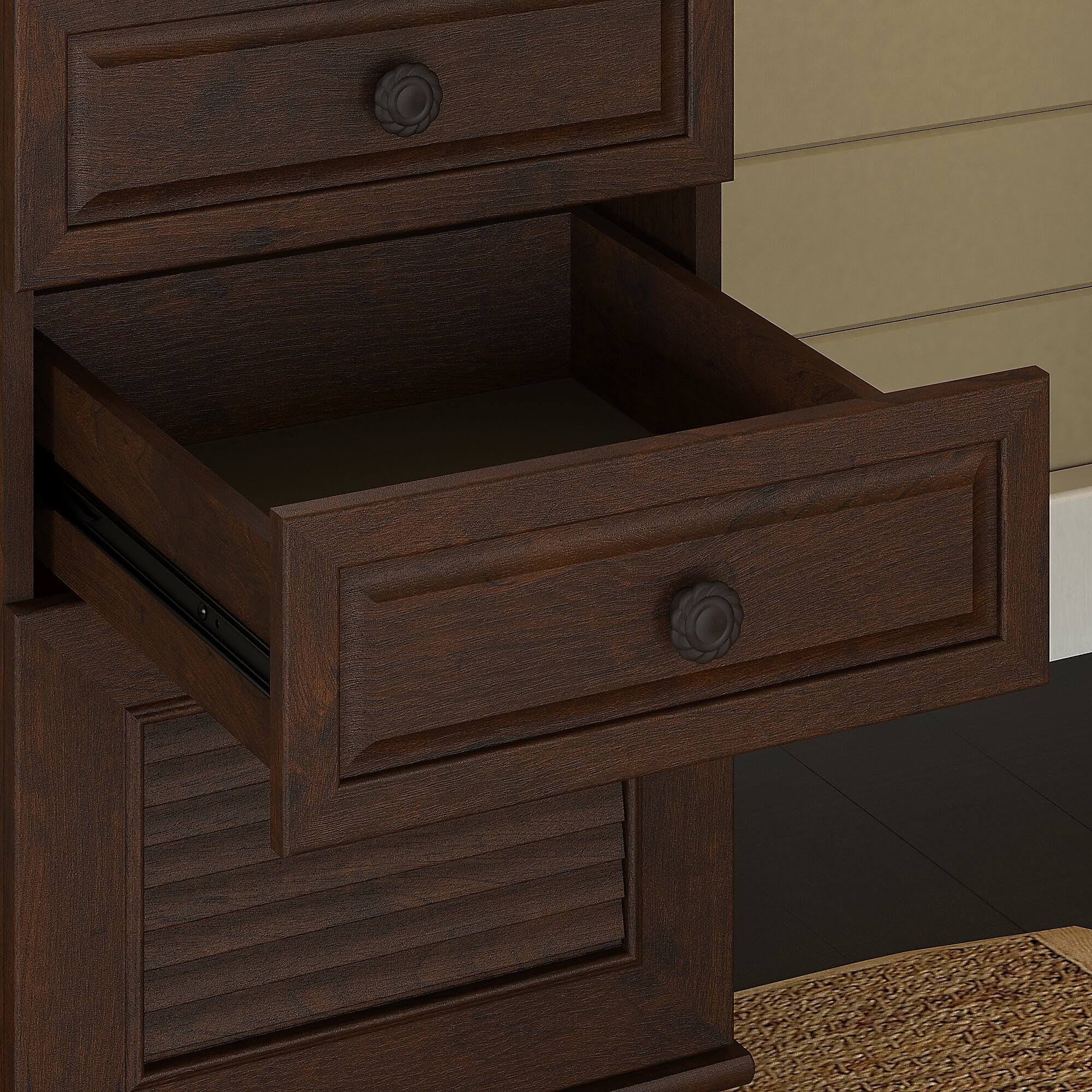Coastal Cherry Double Pedestal Desk A283