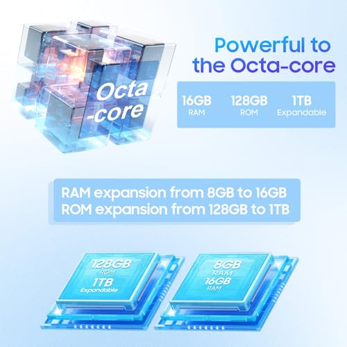 16GB+128GB+SD 2TB 50MP Camera 6000mAh Battery 6.75" HD+ 90Hz 4G Dual SIM Smartphone A428014