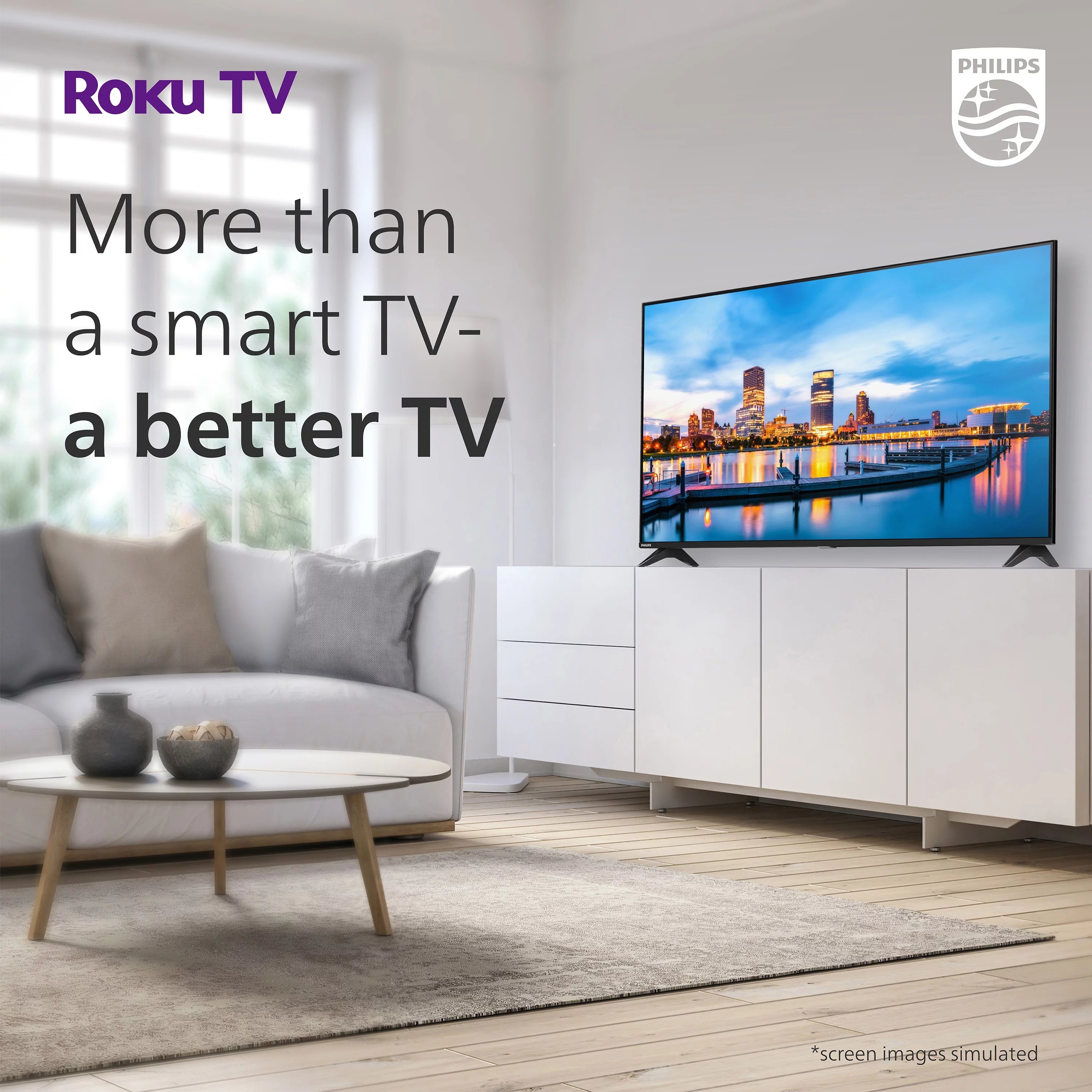 50" 4k Ultra HD Roku Smart LED TV E75339
