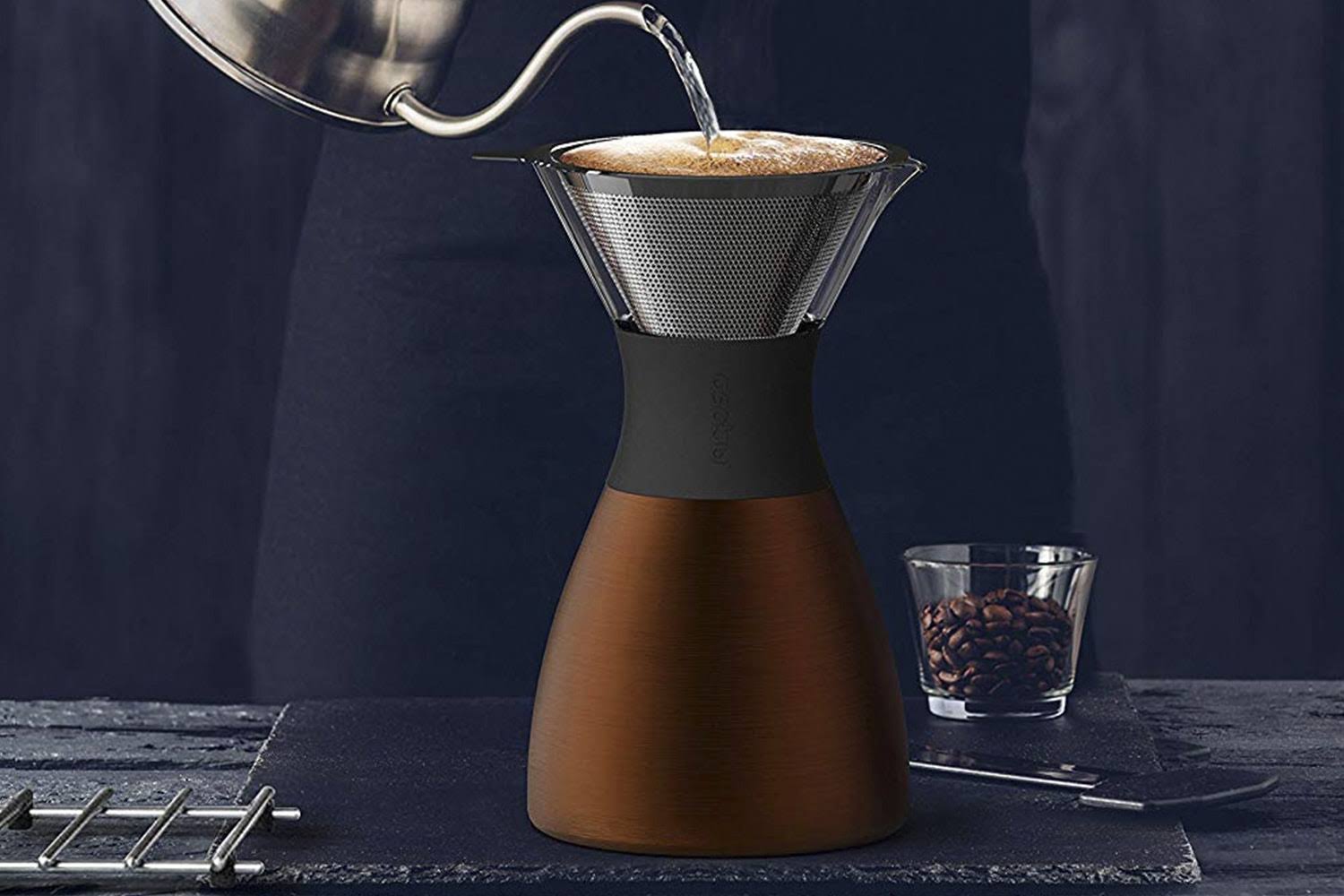 Black Pour-Over Insulated Coffee Maker H826
