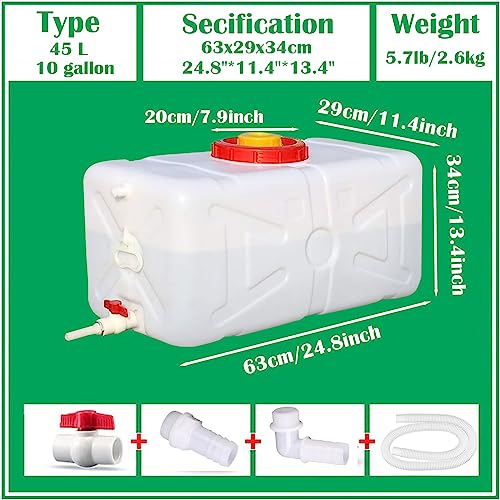 20 Gallon Water Storage Container with Spigot Z4212