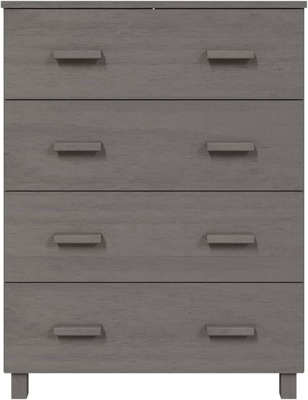 Light gray Pine Wood Sideboard Cabinet with 3 Drawers A9017
