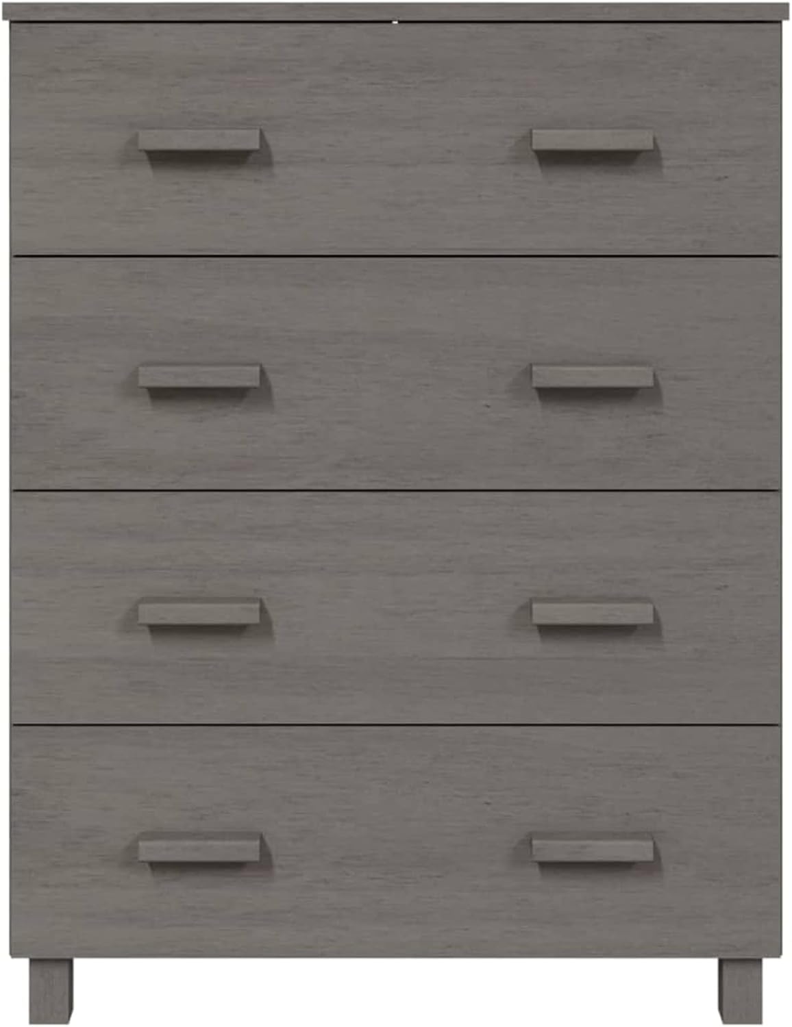 Light gray Pine Wood Sideboard Cabinet with 3 Drawers A9017