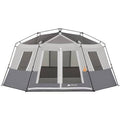 8-Person Instant Hexagon Cabin Tent I564722