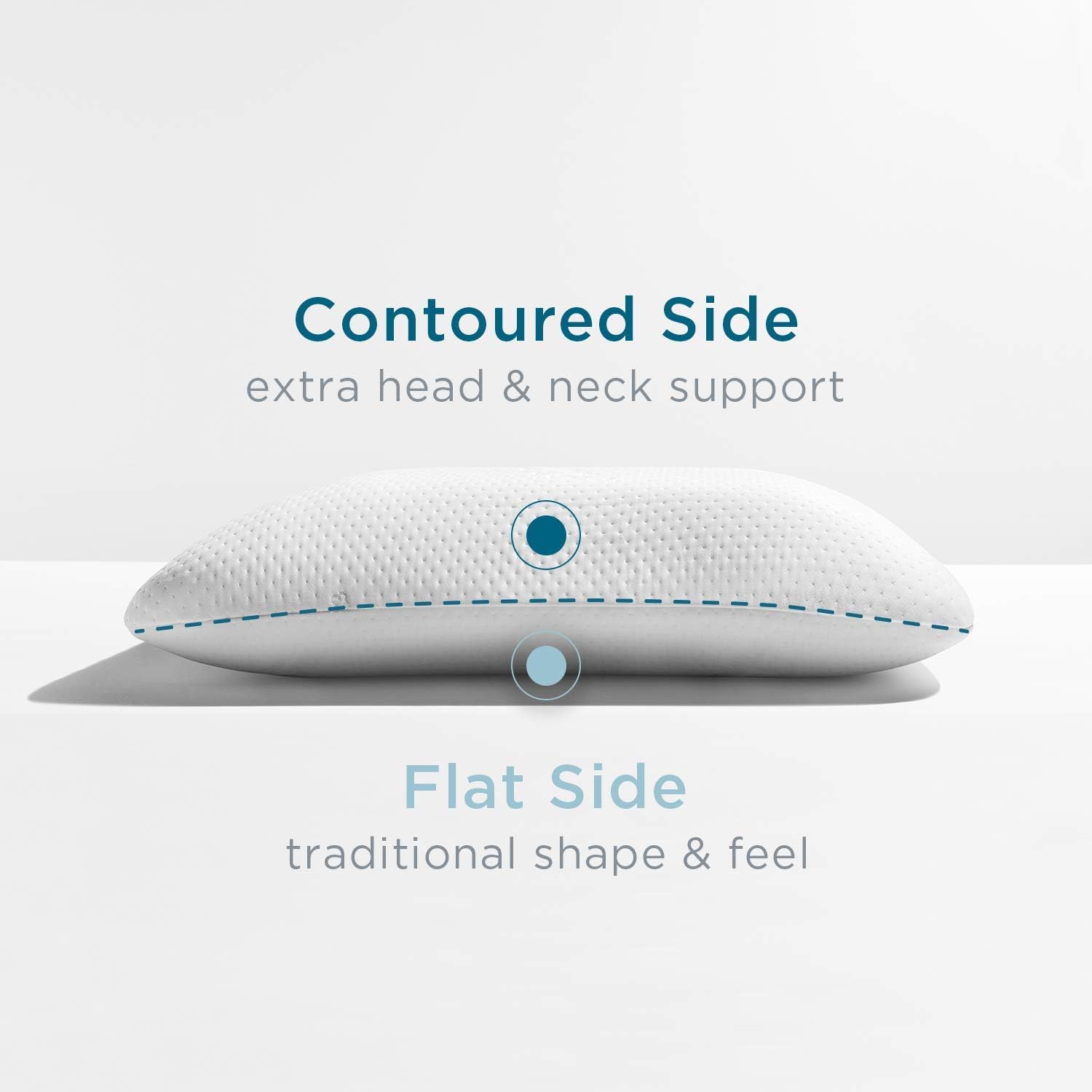 White Memory Foam Pillow N326723