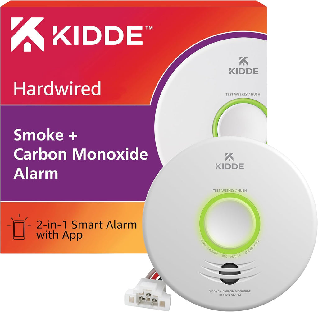 Smart Smoke & Carbon Monoxide Detector Hardwired w/Battery Backup 3 Pack N30056