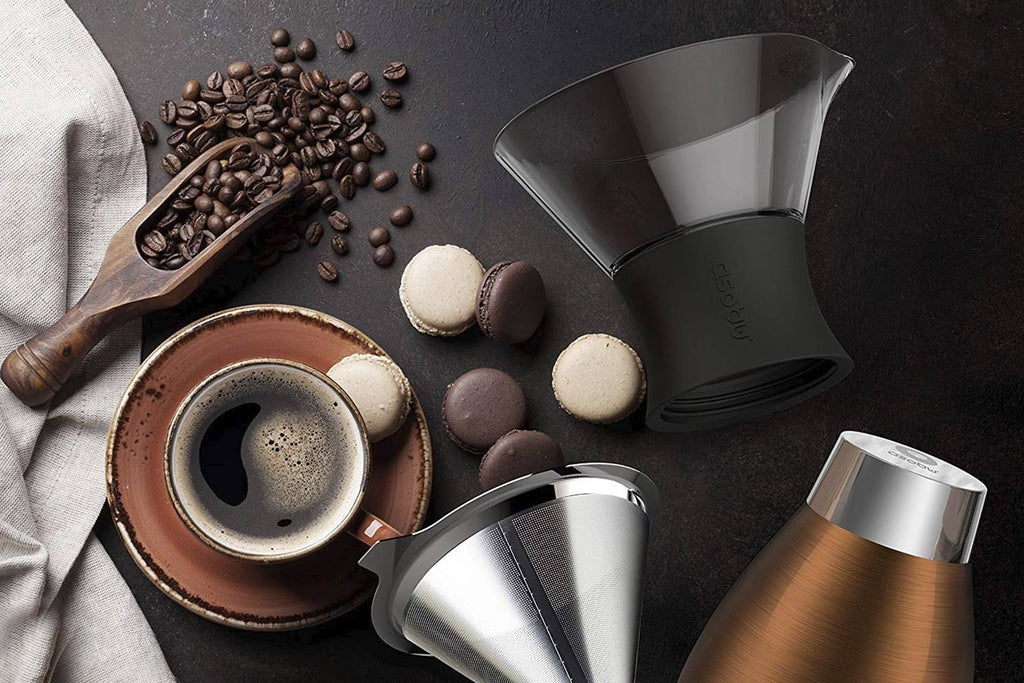 Black Pour-Over Insulated Coffee Maker H826