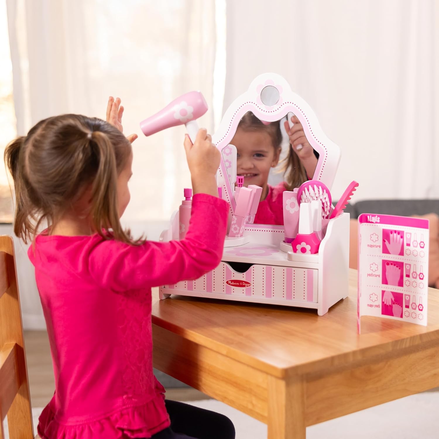 18 pcs Wooden Beauty Salon Play Set U3892