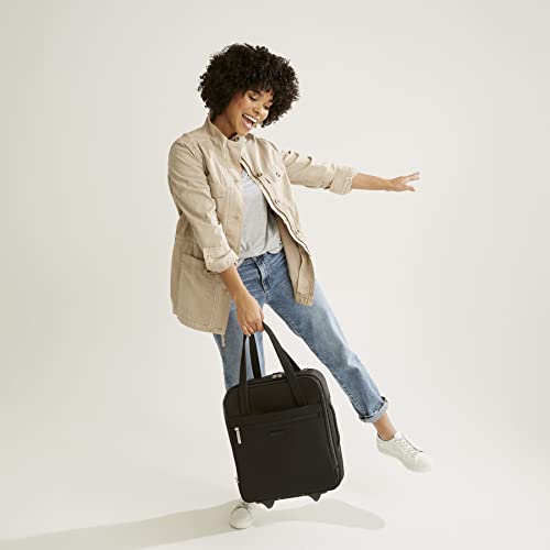 Black Softside Underseat Rolling Work Bag H63284