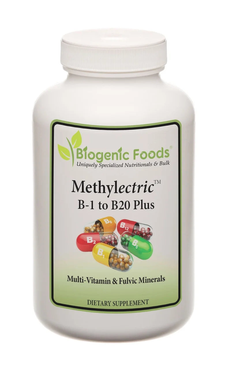 Methylated B1 B20 Multi-Vitamin and Fulvic Minerals Veggie Caps E100298