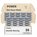 36 Pcs Stainless Steel Razor Blades Refills U819819