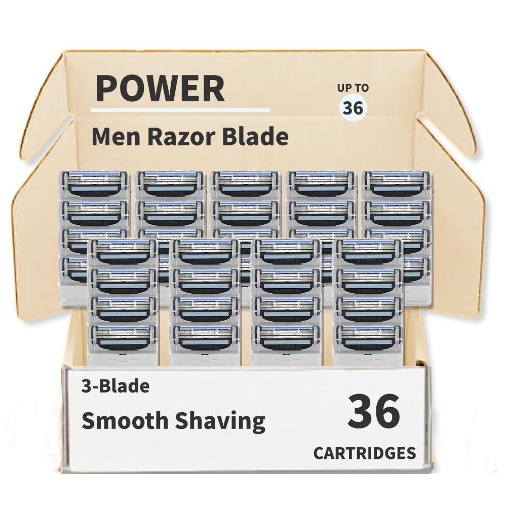 36 Pcs Stainless Steel Razor Blades Refills U819819