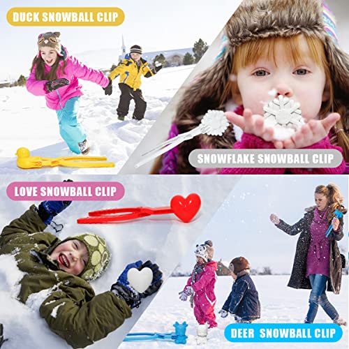 4PCS Large Size Snowball Maker Tool with Handle Q111